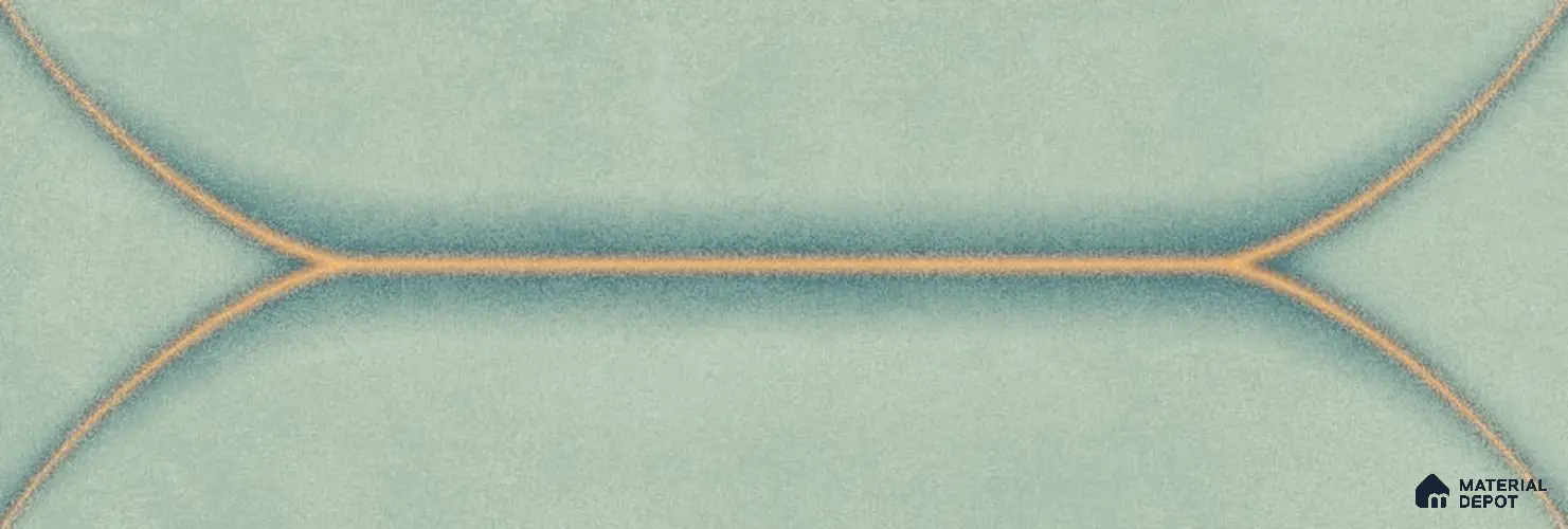 Subway Wall Tile TL 06429 Mariner Blue Highlighter 12 x 4 inch Ceramic Glossy Finish - 8 mm  | Suitable for Accent / Feature Walls, Bathroom, Kitchen Wall & Backsplashes
